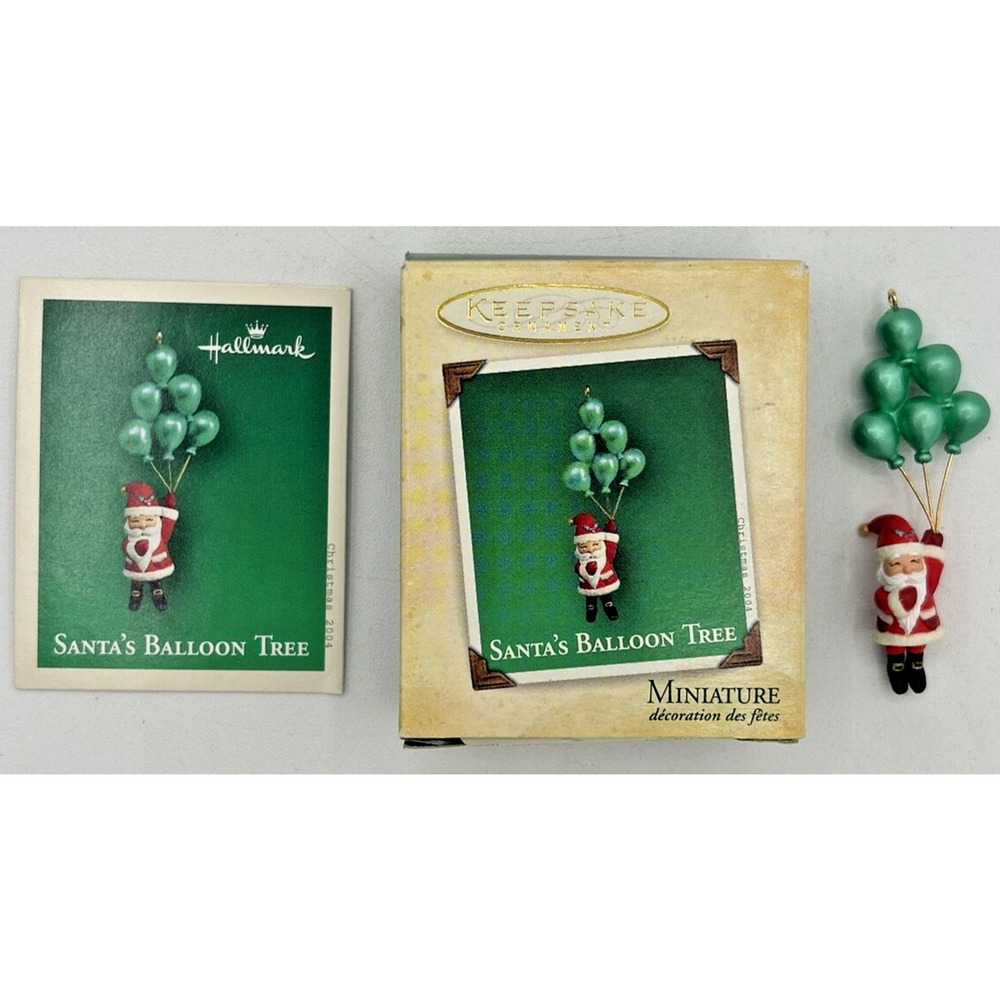 Hallmark Keepsake Christmas Ornament‎ Santa's Balloon Tree 2004 U125